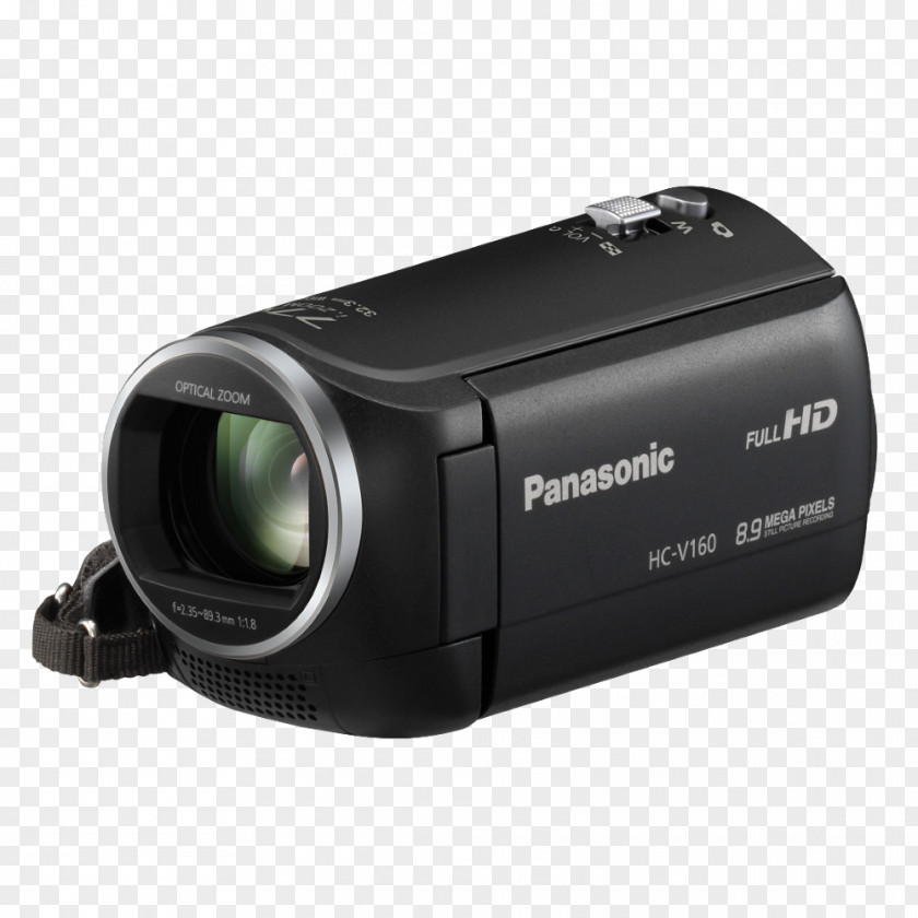 Camera Panasonic HC-V160 Video Cameras 1080p Wide-angle Lens PNG