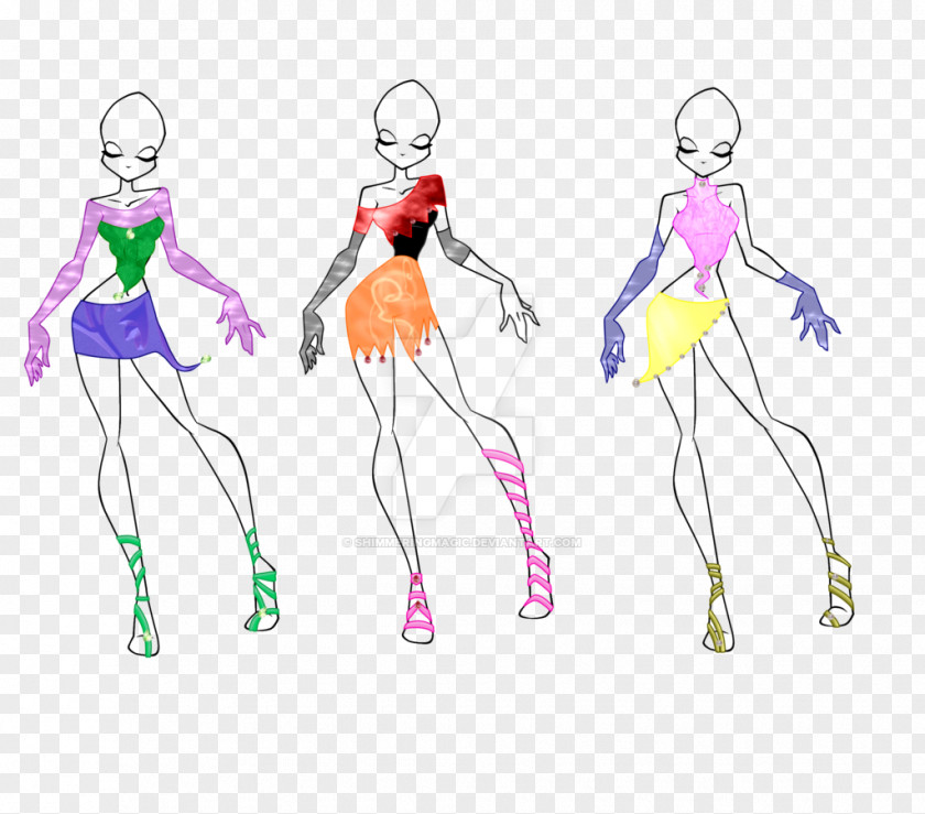 Line Cartoon Clothing Character PNG