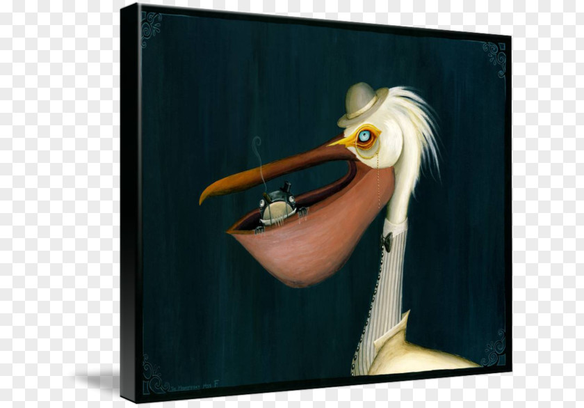 Pelican Picture Frames Gallery Wrap Beak Canvas PNG