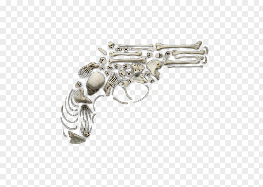 Pistol Skeleton Puzzle Jigsaw Revolver Human PNG