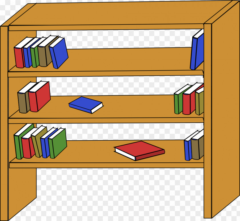 Shelf Cliparts Bookcase Clip Art PNG