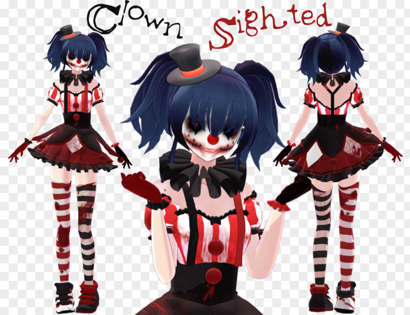 Clown MikuMikuDance Evil Download Hatsune Miku PNG