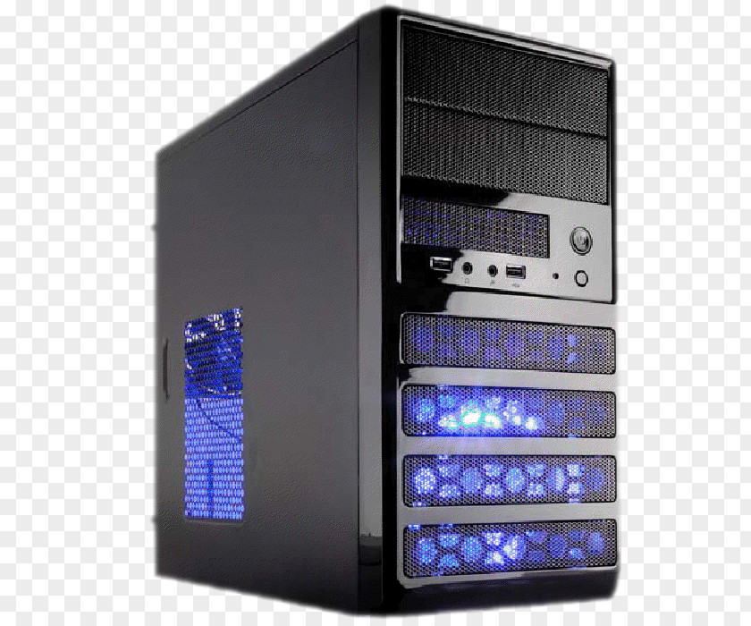Custom Pc Fan Grill Computer Cases & Housings Rosewill Dual-Fan Micro ATX Mini Tower Case With Blue LED Lighting RANGER-M FBM MicroATX PNG
