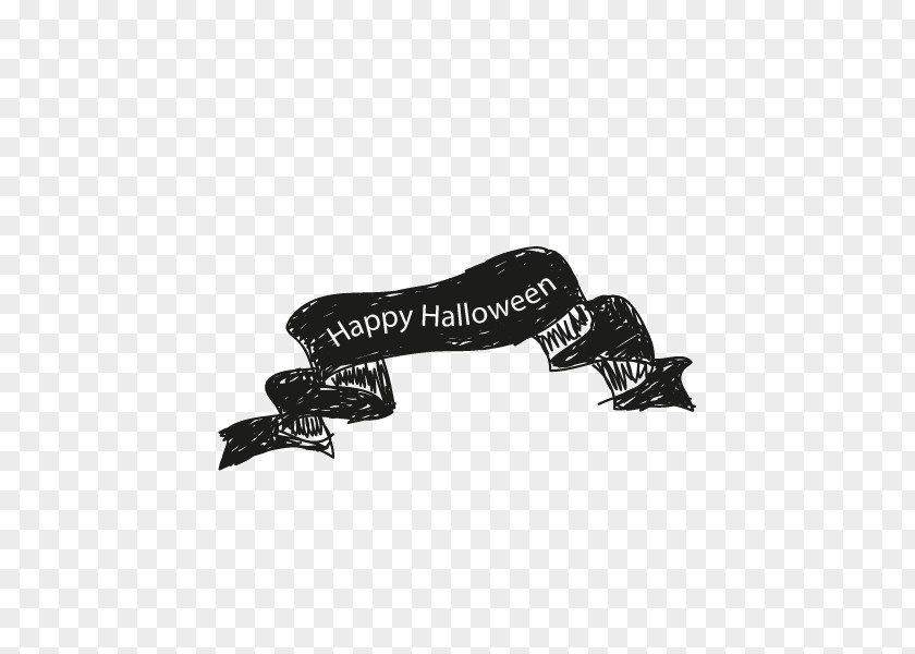 Halloween Decoration Vector Black And White Ribbon Costume PNG