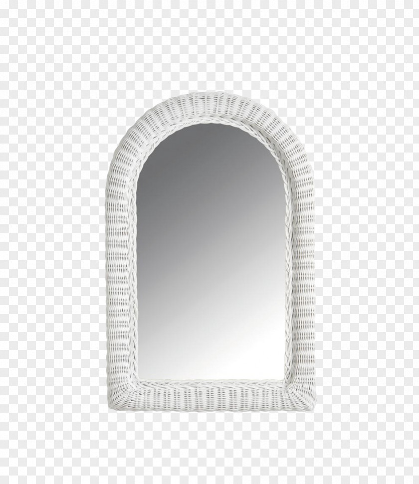 Mirror Rattan Light White Color PNG