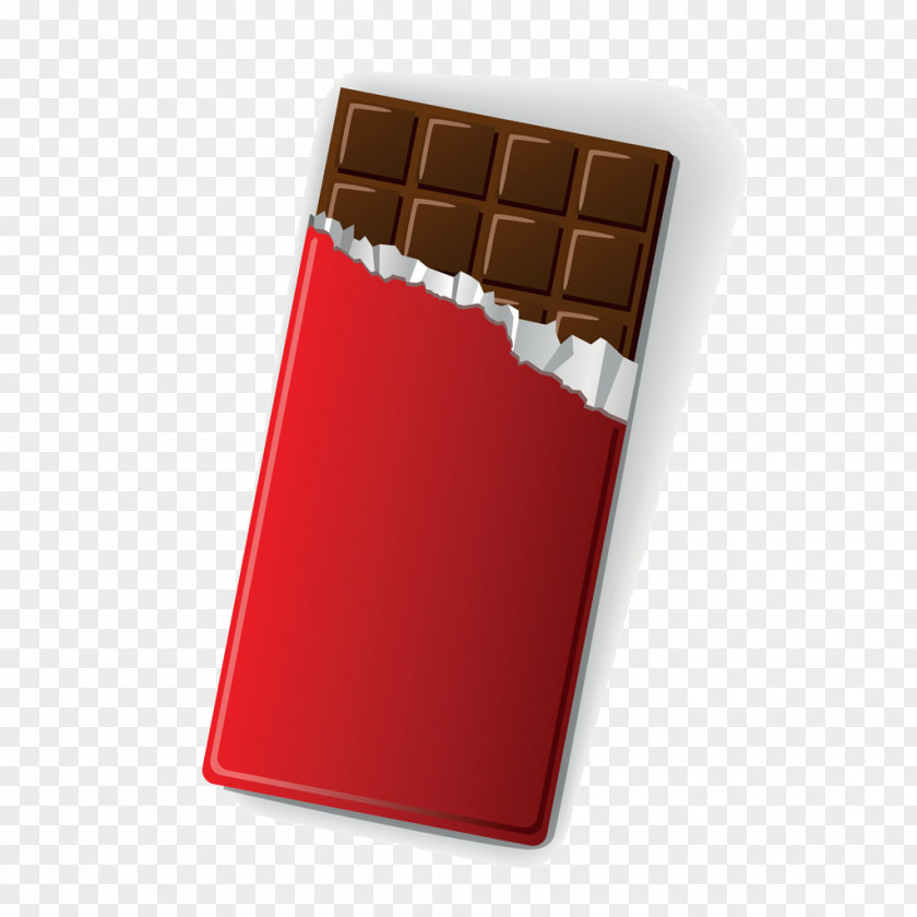 Red Packaging Chocolate Ice Cream Bar Milk Hot PNG