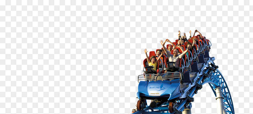 Roller Coster Eurosat Blue Fire Tivoli Gardens Disneyland Park Amusement PNG