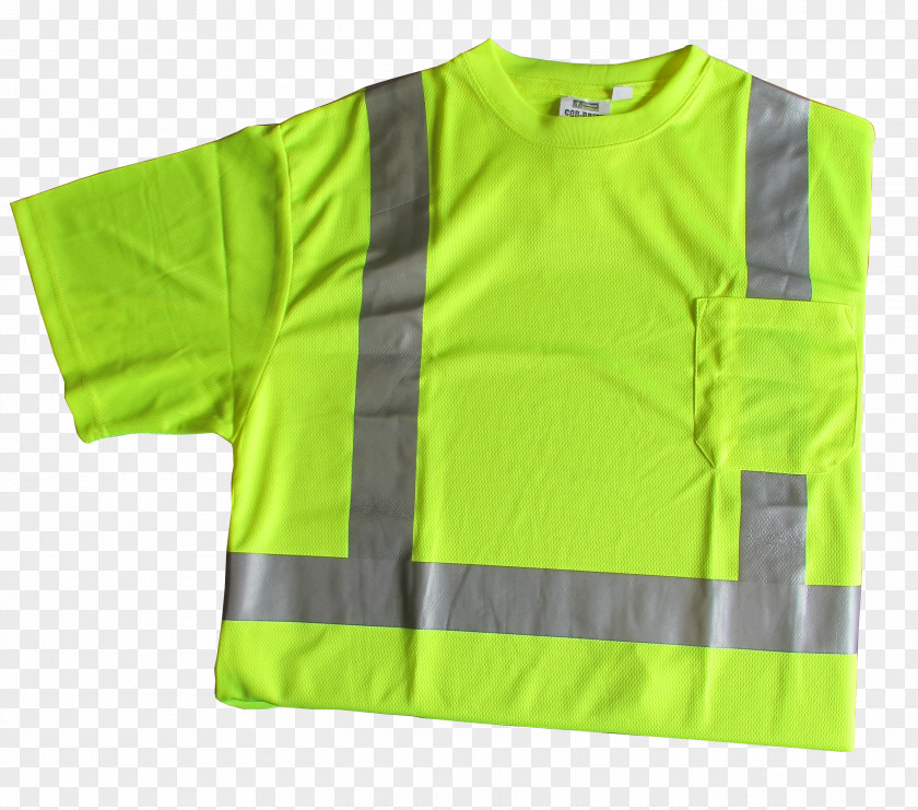 T-shirt High-visibility Clothing Sleeve Outerwear PNG