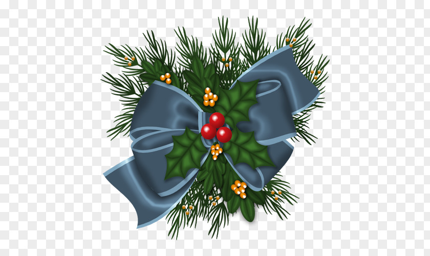 Blue Bow Christmas Decoration Tree Clip Art PNG