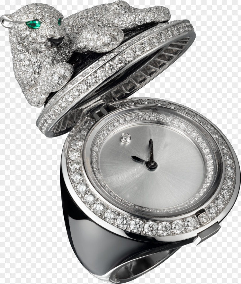 Creative Jewelry Ring Watch Silver Cartier Jewellery PNG