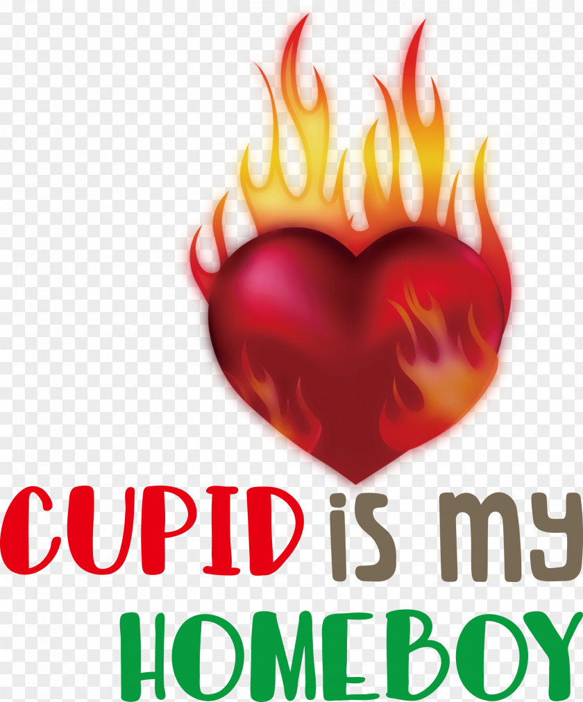 Cupid Is My Homeboy Valentine PNG