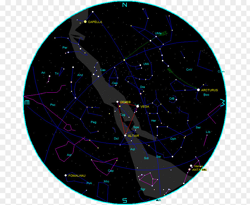 Star Chart Astronomy Barnard's Constellation PNG