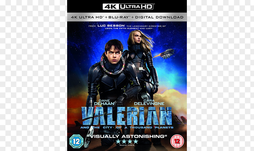 Valerian And The City Of A Thousand Planets Ultra HD Blu-ray Disc 4K Resolution Valérian Laureline Film PNG