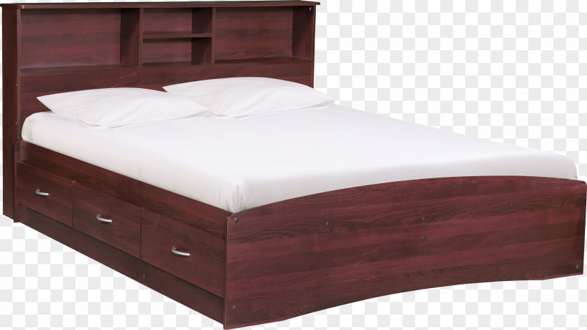 Bed Frame Platform Mattress Headboard PNG