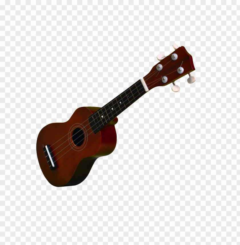 Brown Guitar Ukulele Musical Instrument Banjo Uke PNG