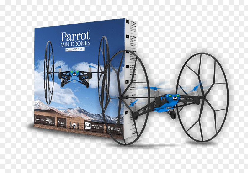 Parrot Rolling Spider MiniDrones Bebop Drone Robot PNG