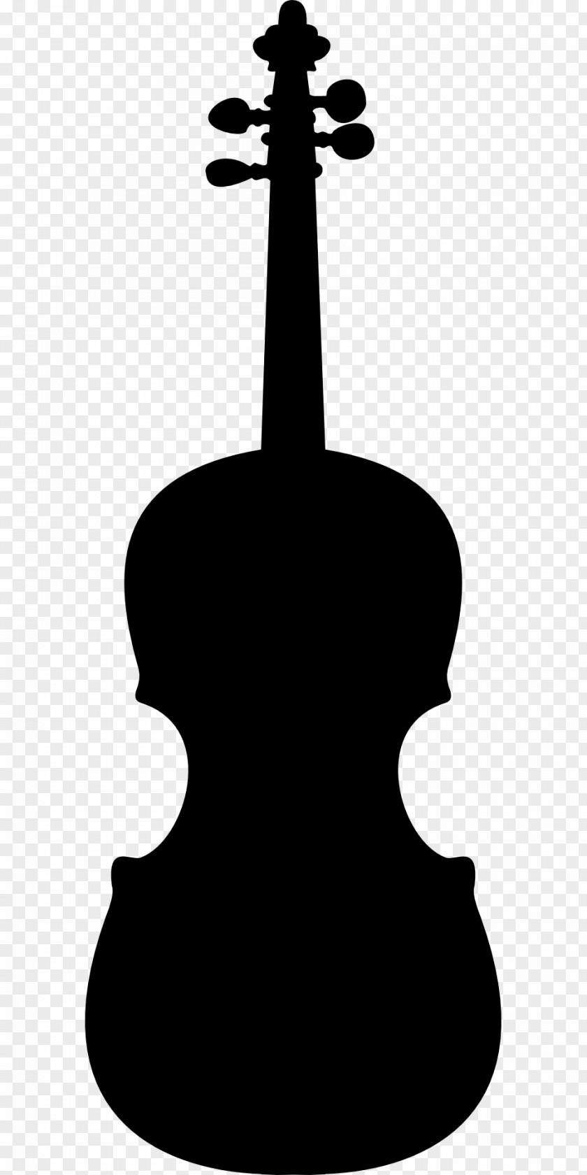 Violin Silhouette Clip Art PNG