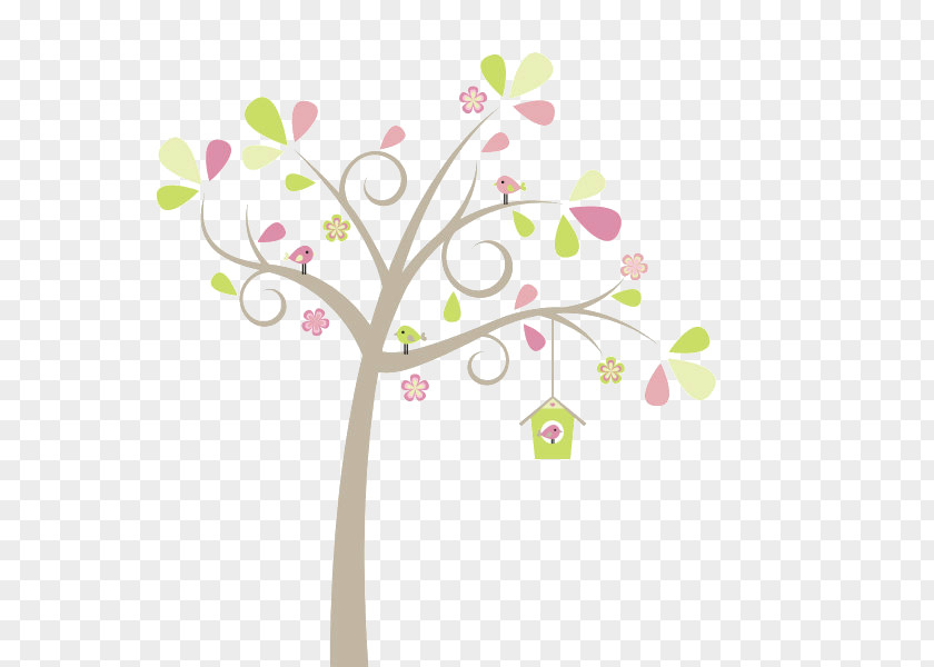Cute Trees Cliparts Lovebird Bird In The Tree Clip Art PNG