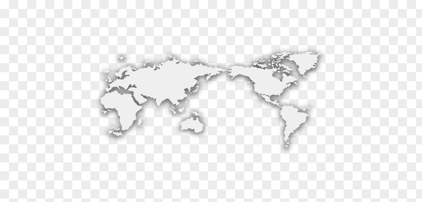 Earth Map Pattern White Black PNG