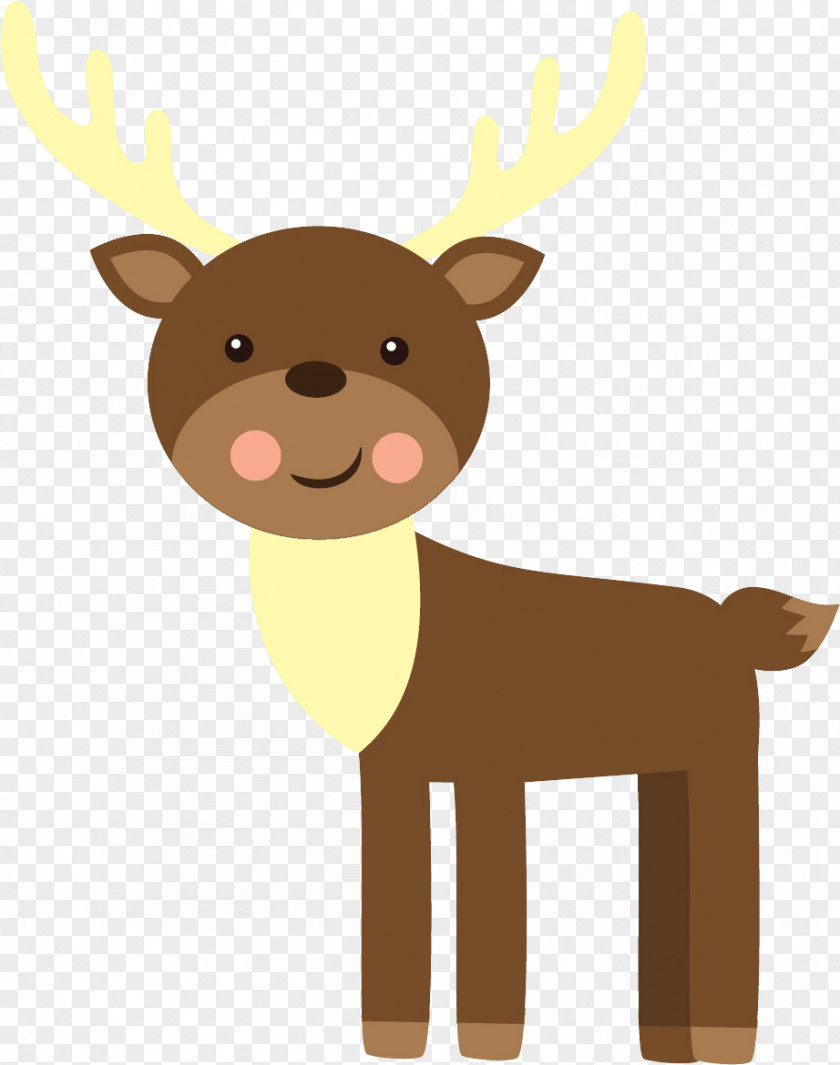 Reindeer Cattle Antler Neck Clip Art PNG