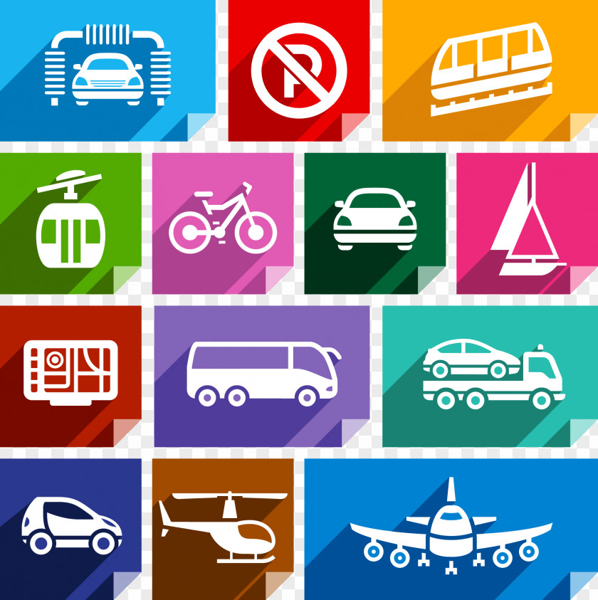Sea And Air Color Icon Rail Transport Cable Car Public PNG