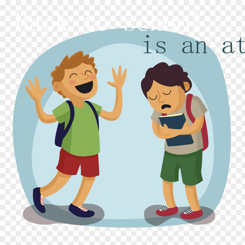 Treat Different Attitudes To School Students Student Euclidean Vector PNG