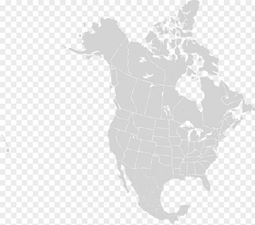 United States Blank Map World PNG