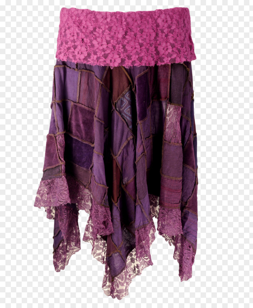 Velvet Lilac Magenta Purple Violet Skirt PNG