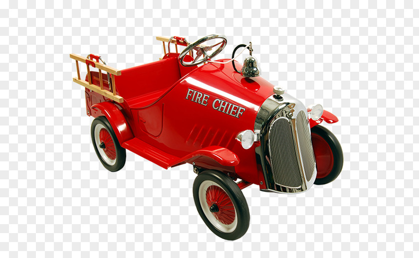 Voiture Car Fire Department Chief Pedal Engine PNG
