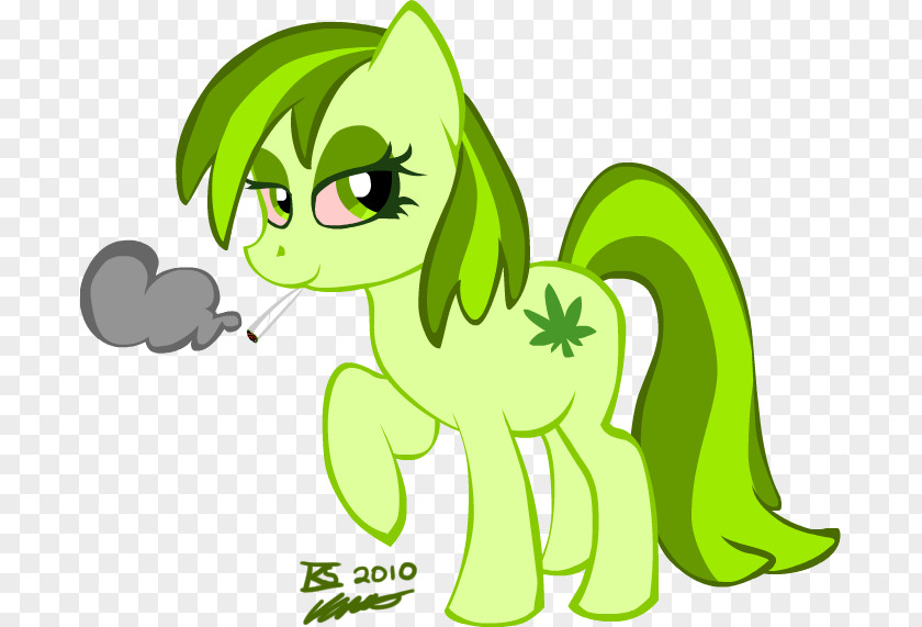 Cannabis Pony Smoking Image PNG