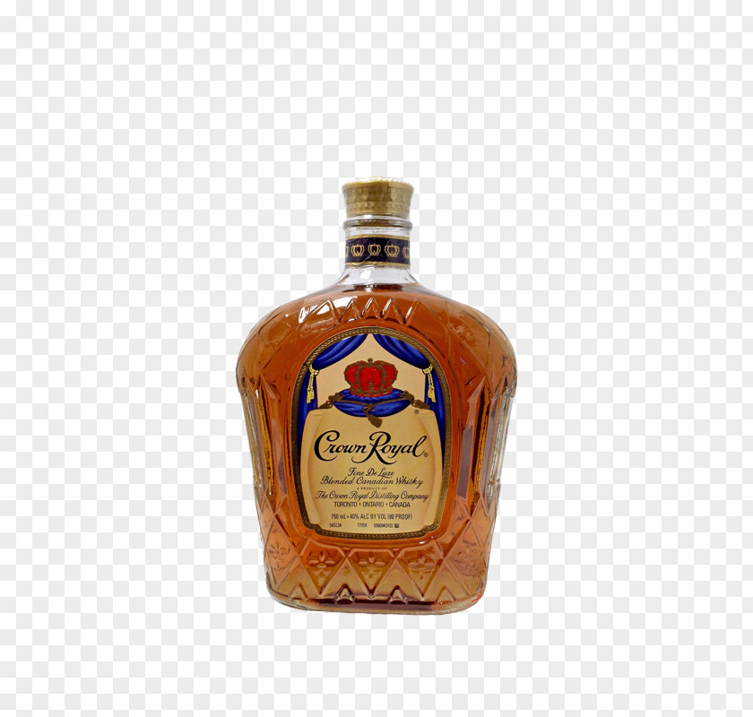 Crown Royal Blended Whiskey Canadian Whisky Liqueur PNG