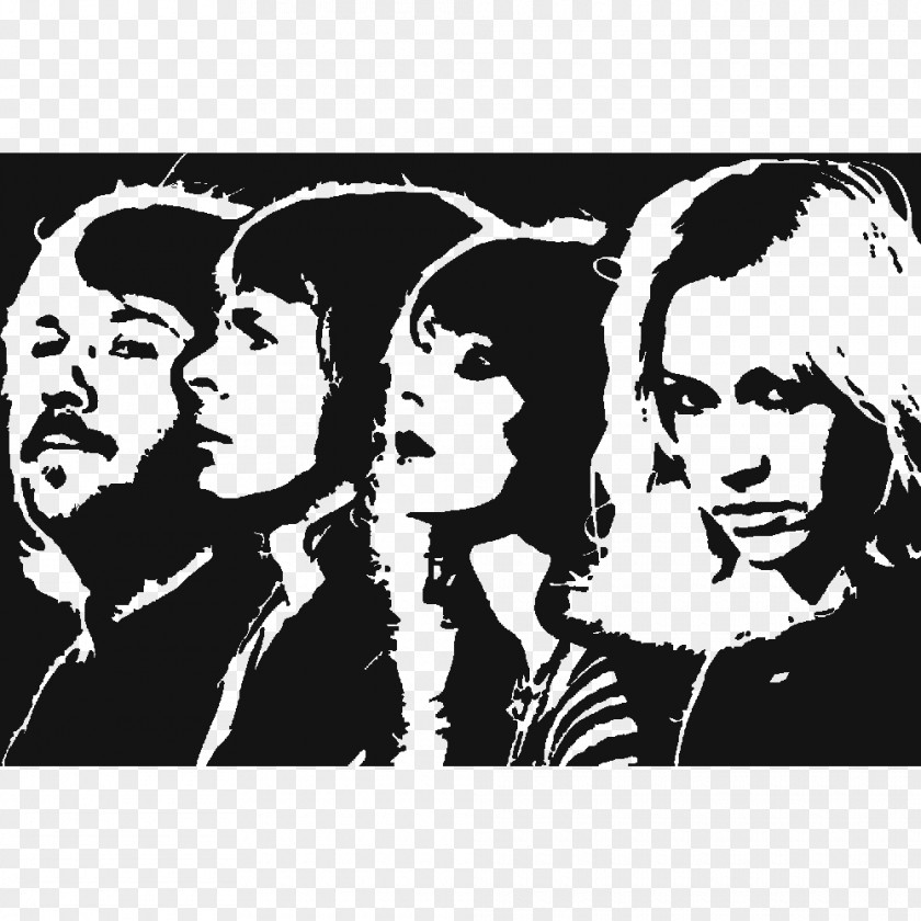 Great Wall Silhouette ABBA: The Museum Treasures Greatest Hits Best Of ABBA PNG