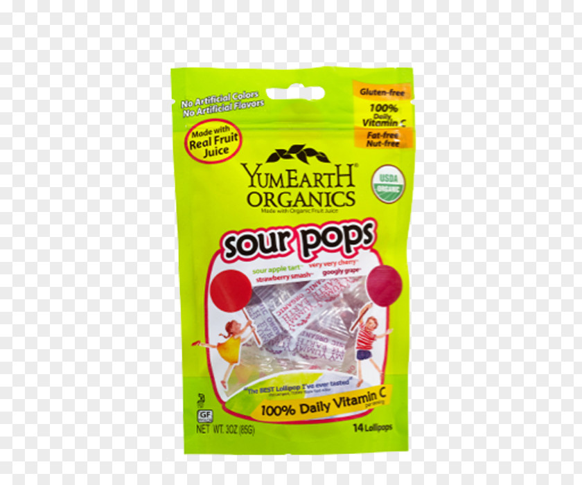 Lollipop Organic Food Sour Flavor Strawberry PNG