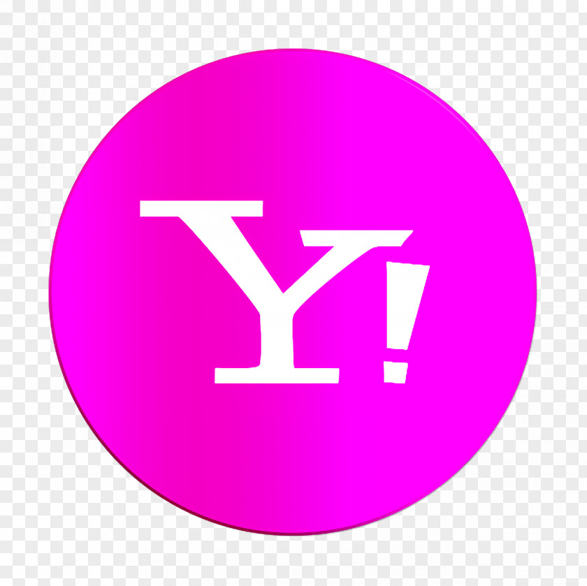 Magenta Logo Yahoo Icon PNG