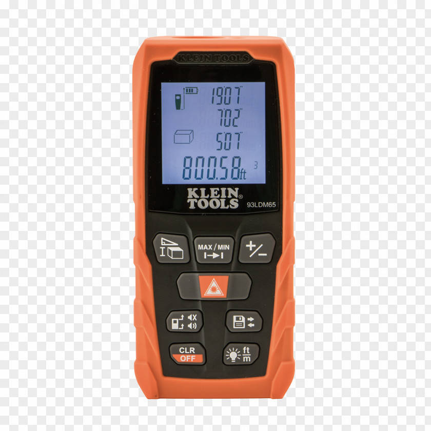 Measuring Height Hand Tool Measurement Klein Tools Laser Rangefinder PNG