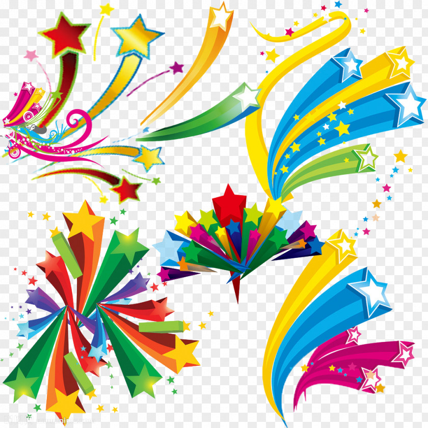 Star Explosion Ribbons PNG explosion ribbons clipart PNG