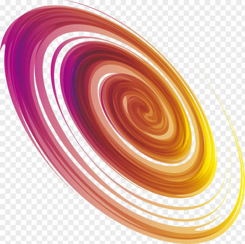 Cosmic Vortex Profile Euclidean Vector Universe Icon PNG