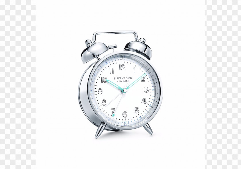 Exquisite Inkstone Tiffany & Co. Clock Sterling Silver Jewellery PNG