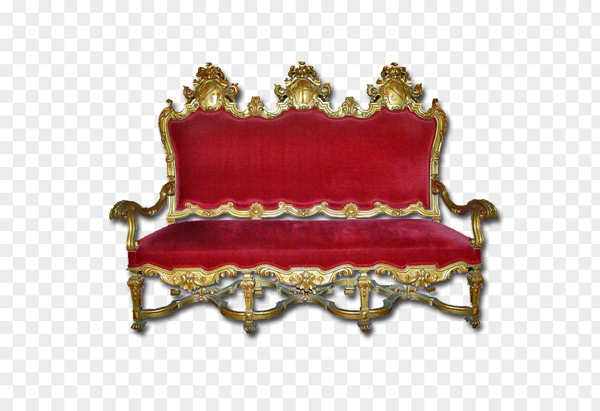 Throne Table Chair Furniture Couch PNG