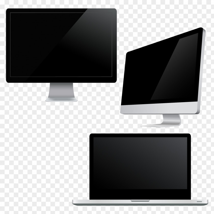 Vector Computer Laptop Prototype Monitor PNG