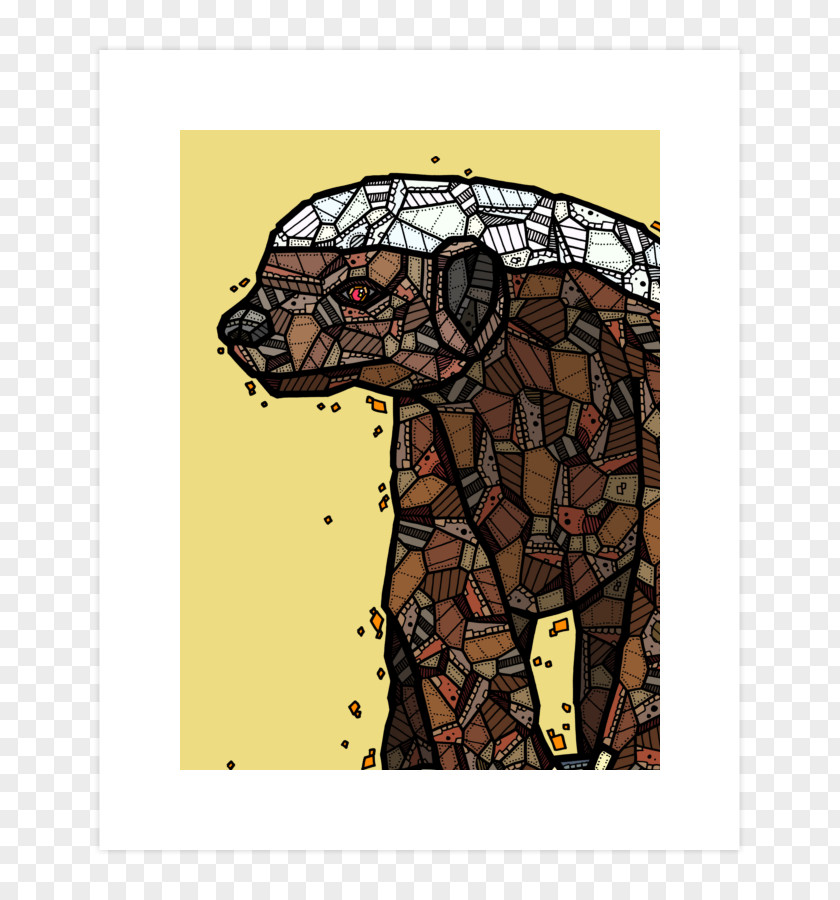 Aac Honey Badger Mammal Illustration Poster Animated Cartoon Character PNG