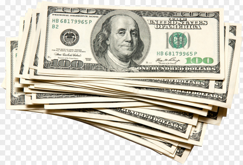 Banknote Currency United States Dollar Money One Hundred-dollar Bill PNG
