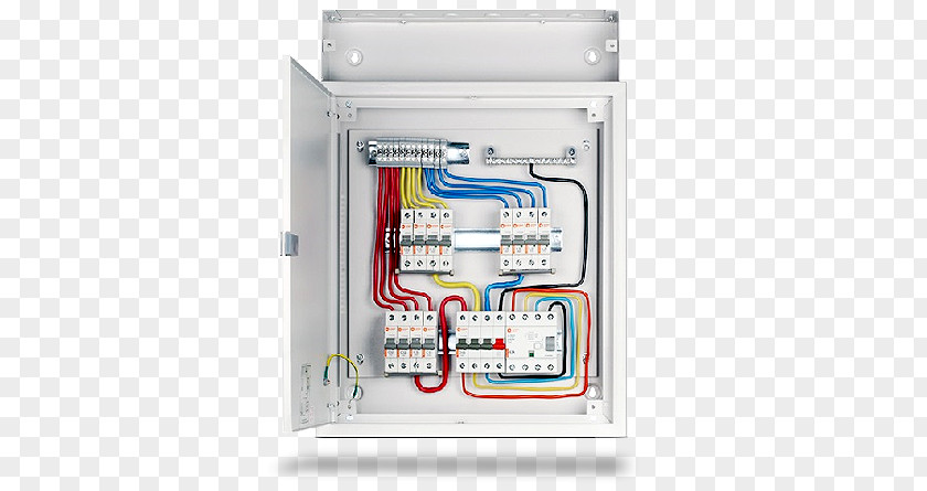 Circuit Breaker Distribution Board Electrical Wires & Cable Electric Power Busbar PNG
