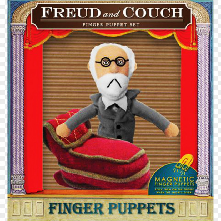 Finger Puppet Sigmund Freud Philosopher Toy PNG