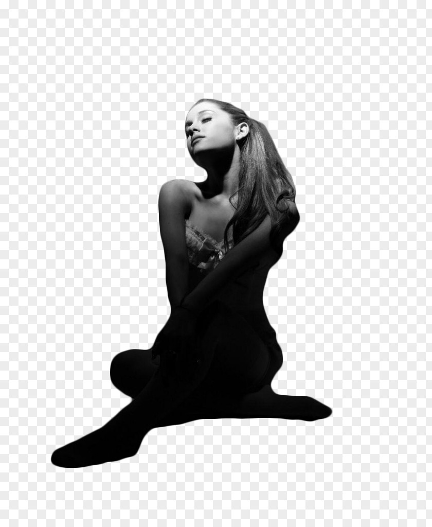 Ariana Grande Monochrome Photography Black And White PNG