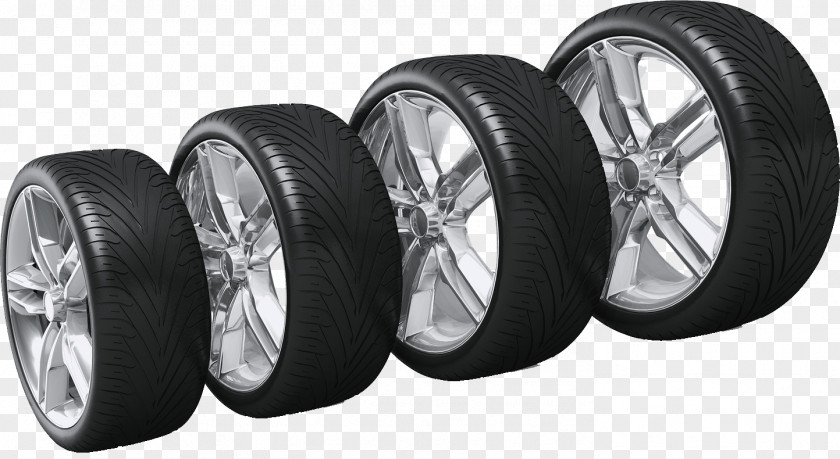 Car Alloy Wheel Tire Illustration PNG