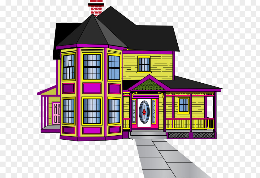 House Victorian Clip Art PNG