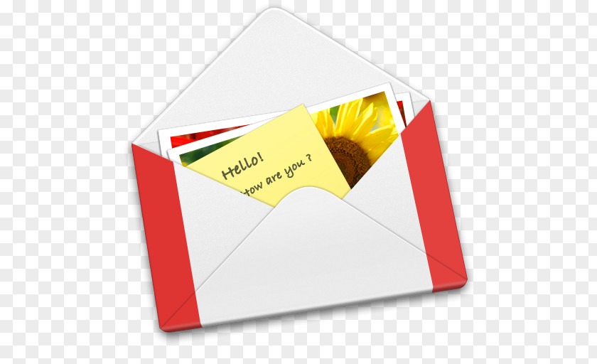 Letter GMail Brand Material Envelope Yellow PNG