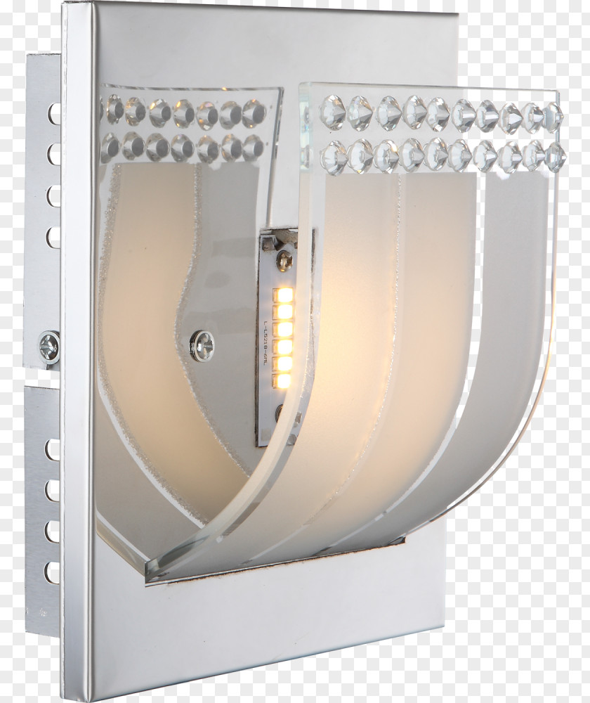 Light Fixture Lamp Chromium Glass PNG