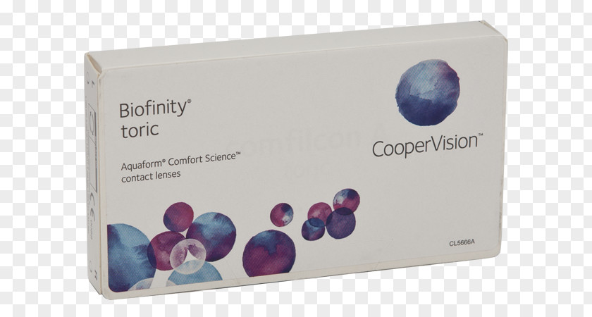 Biophinity Contact Lenses CooperVision Biofinity Toric PNG